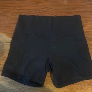 Athleta Black Bike Shorts